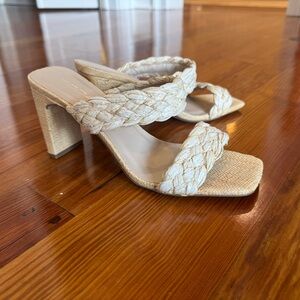 Braided Raffia Soda Heeled Summer Sandals